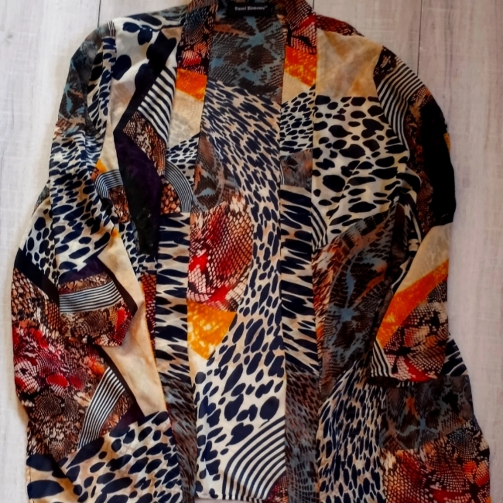 MULTI-COLOR KIMONO